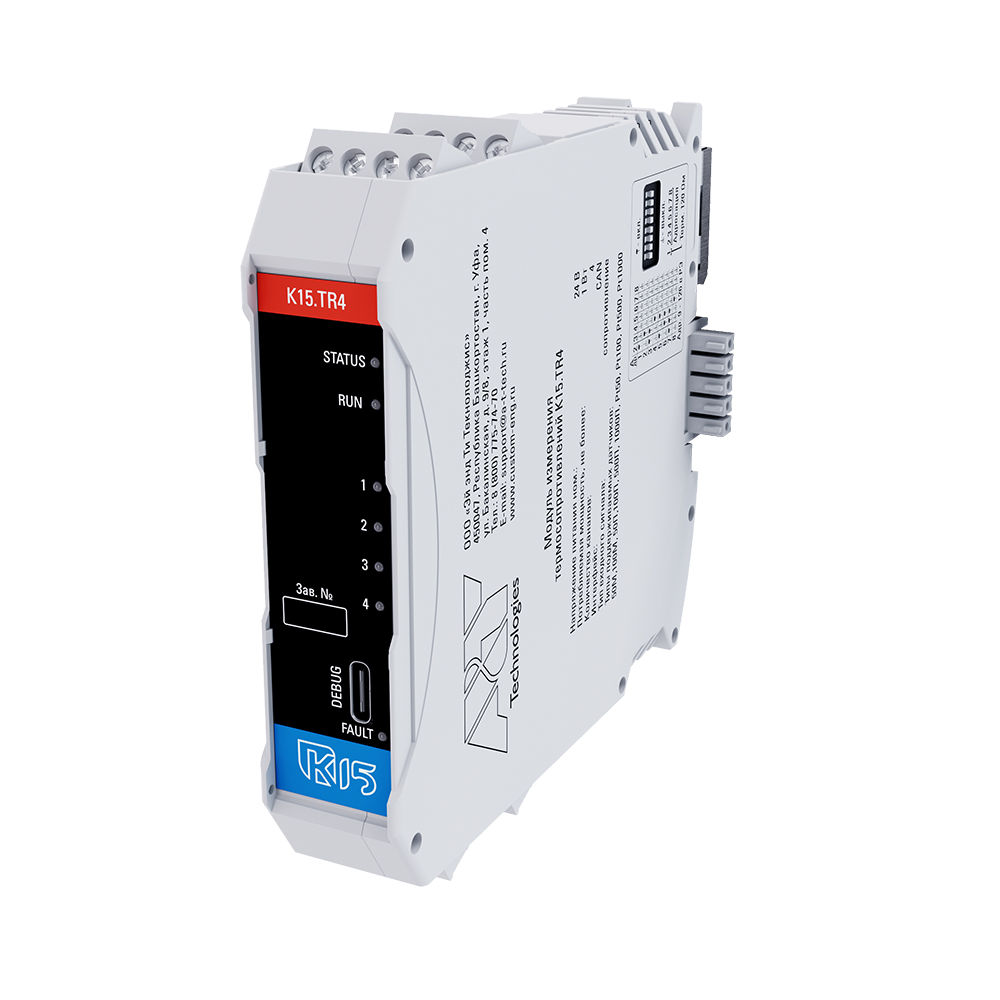 Модуль измерения термосопротивлений «К15.TR4»